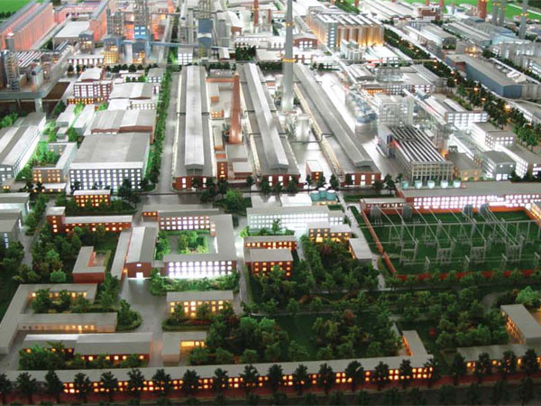 上海工业厂房模型设计
